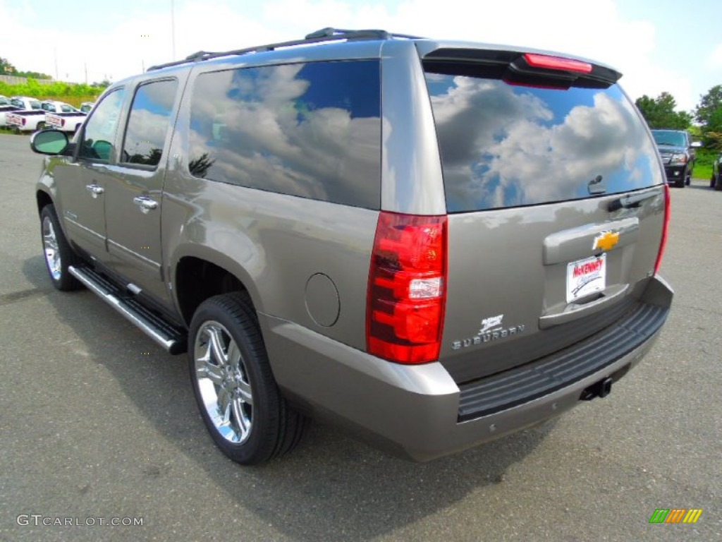 2012 Suburban LT 4x4 - Graystone Metallic / Ebony photo #5