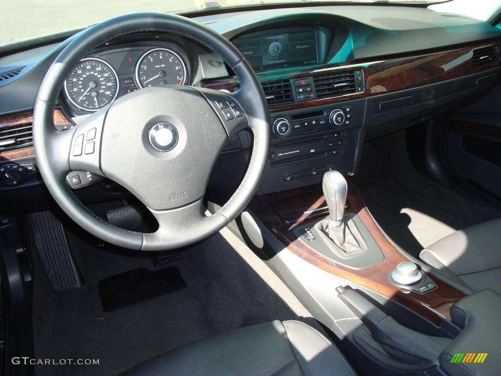 2007 3 Series 328xi Sedan - Sparkling Graphite Metallic / Black photo #10