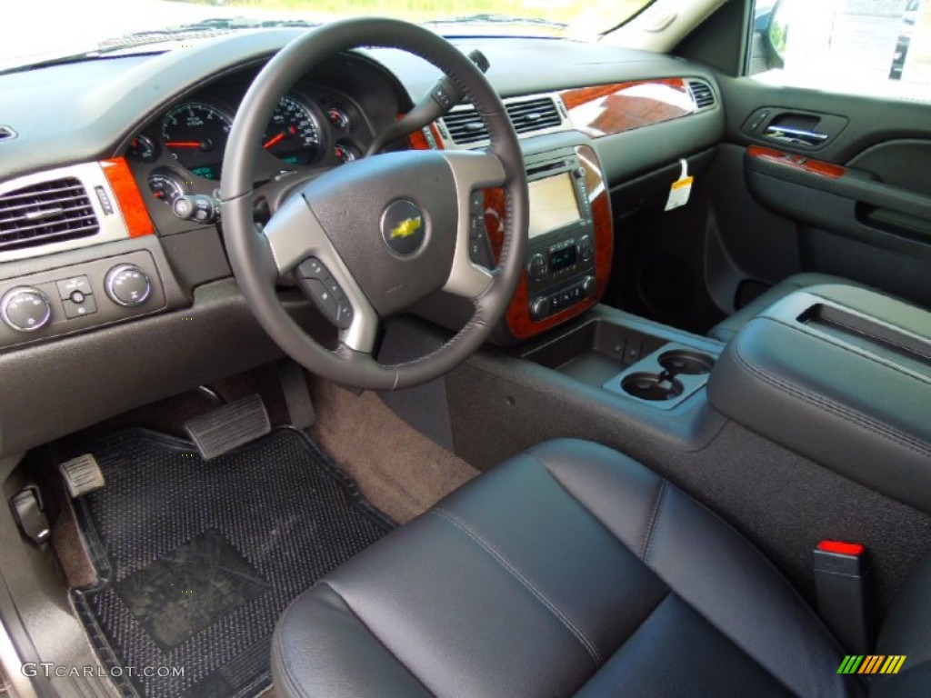 2012 Suburban LT 4x4 - Graystone Metallic / Ebony photo #30