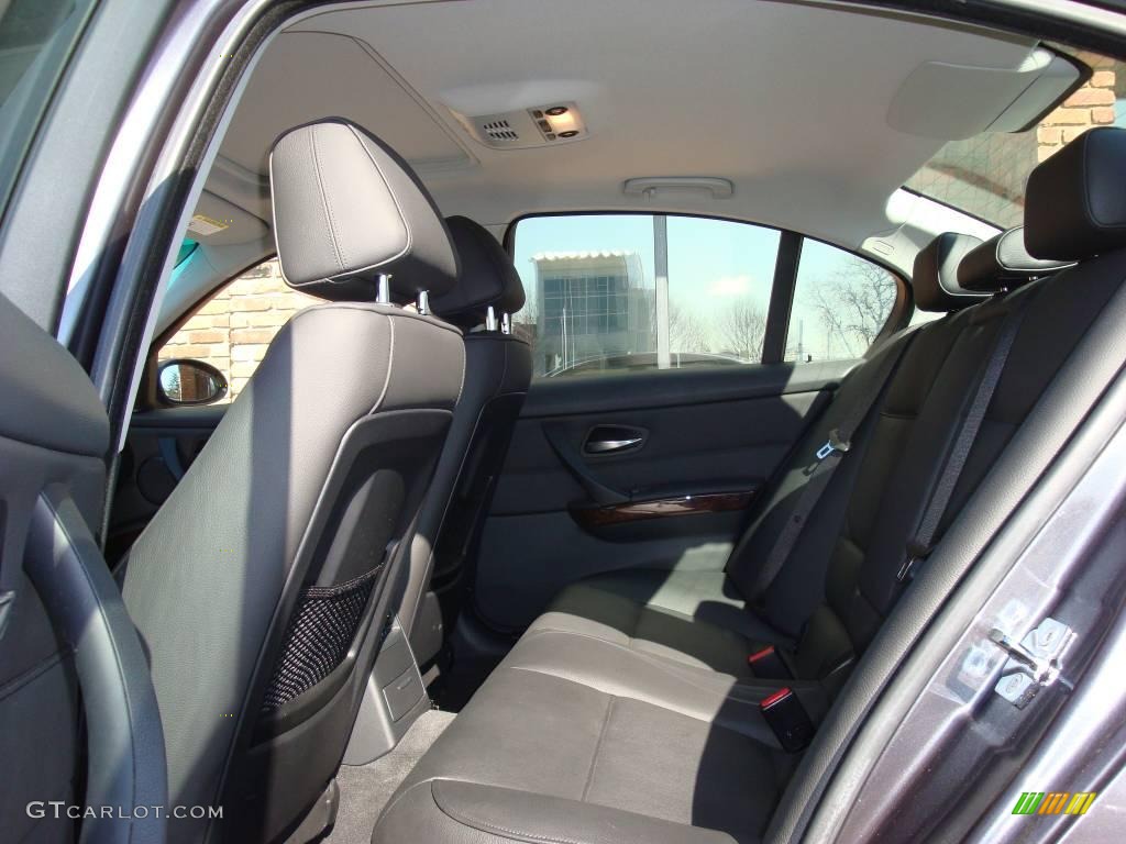 2007 3 Series 328xi Sedan - Sparkling Graphite Metallic / Black photo #13
