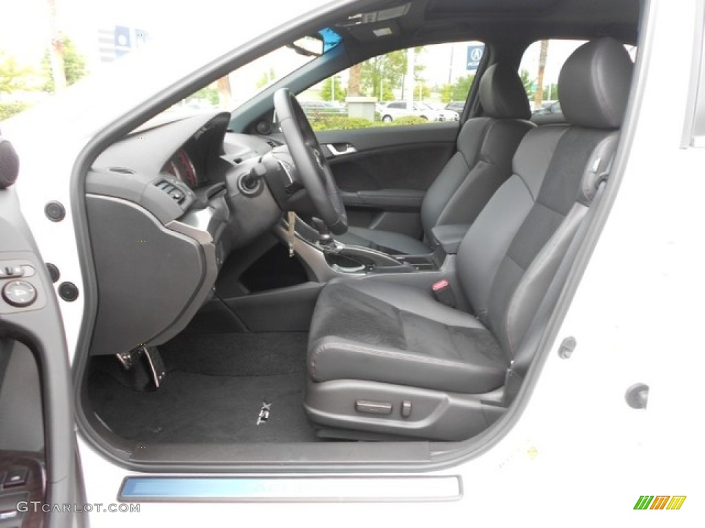 Ebony Interior 2012 Acura TSX Special Edition Sedan Photo #65835854