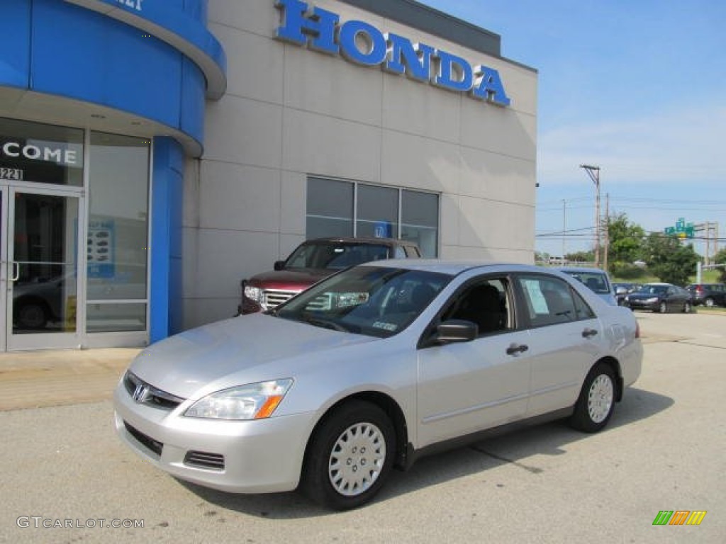 2006 Accord Value Package Sedan - Alabaster Silver Metallic / Black photo #1