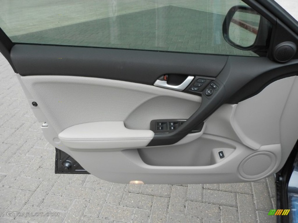 2012 Acura TSX Technology Sedan Taupe Door Panel Photo #65836529
