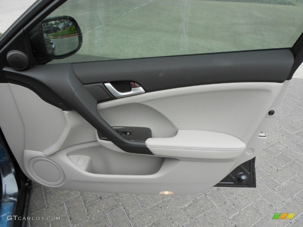 2012 Acura TSX Technology Sedan Taupe Door Panel Photo #65836547