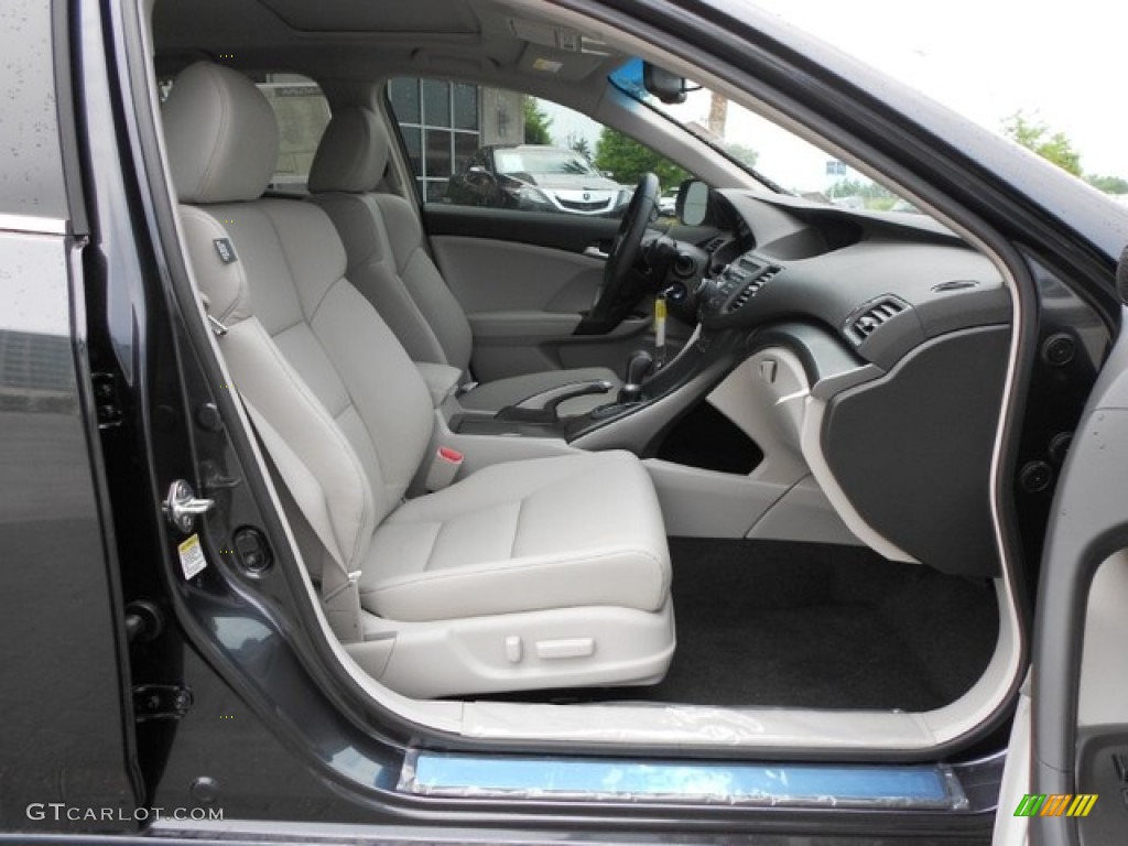 Taupe Interior 2012 Acura TSX Technology Sedan Photo #65836556