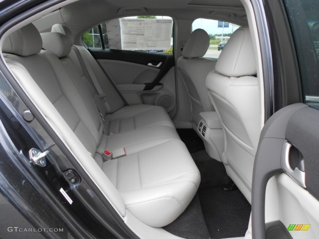 Taupe Interior 2012 Acura TSX Technology Sedan Photo #65836565