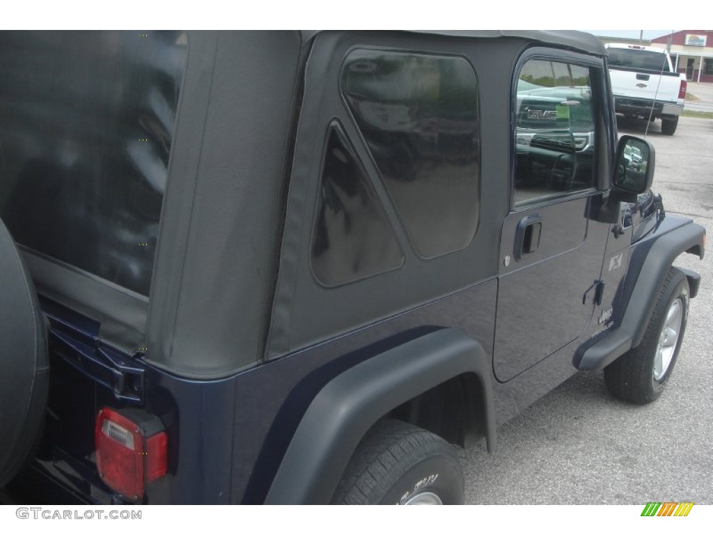 2003 Wrangler X 4x4 - Patriot Blue / Dark Slate Gray photo #7