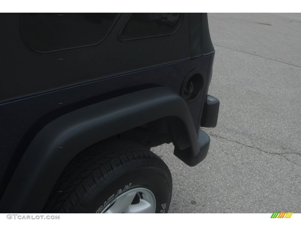 2003 Wrangler X 4x4 - Patriot Blue / Dark Slate Gray photo #29