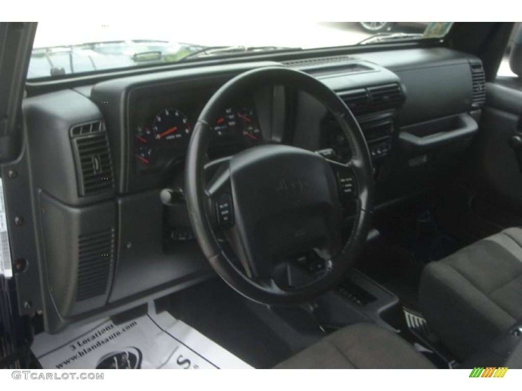 2003 Wrangler X 4x4 - Patriot Blue / Dark Slate Gray photo #36