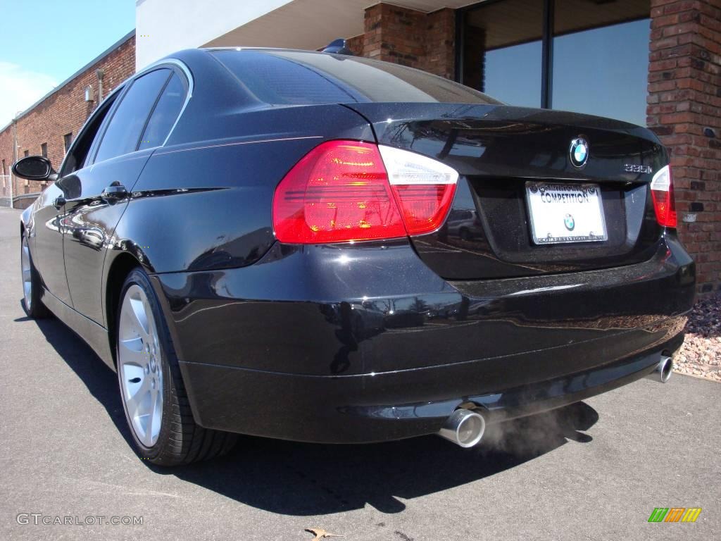 2007 3 Series 335i Sedan - Jet Black / Terra/Black Dakota Leather photo #3