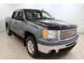 2010 Stealth Gray Metallic GMC Sierra 1500 SLE Crew Cab 4x4  photo #1