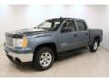 2010 Stealth Gray Metallic GMC Sierra 1500 SLE Crew Cab 4x4  photo #3