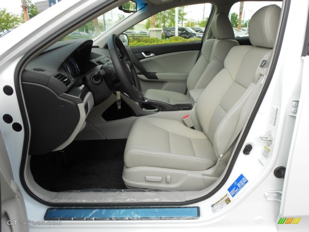 Taupe Interior 2012 Acura TSX Sport Wagon Photo #65838294