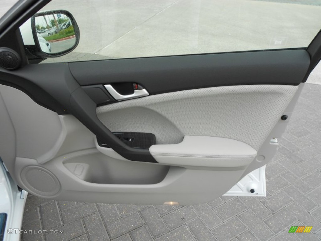 2012 Acura TSX Sport Wagon Taupe Door Panel Photo #65838302