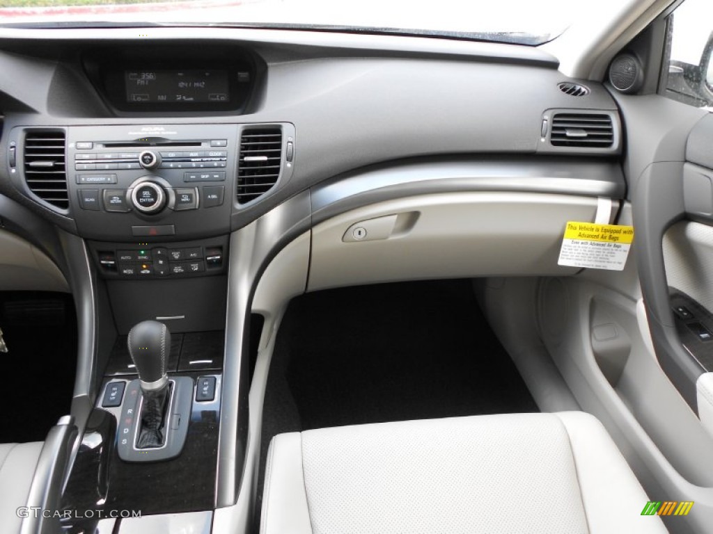 2012 Acura TSX Sport Wagon Taupe Dashboard Photo #65838332