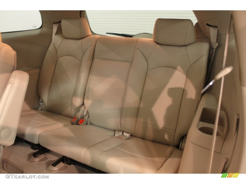 2008 Enclave CXL AWD - Red Jewel / Cashmere/Cocoa photo #34