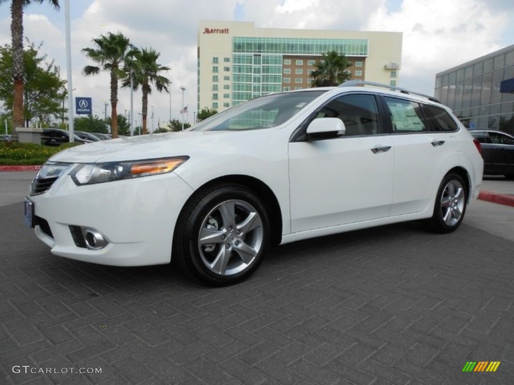 Bellanova White Pearl 2012 Acura TSX Sport Wagon Exterior Photo #65838479