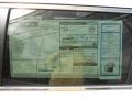 2012 Acura TSX Sport Wagon Window Sticker