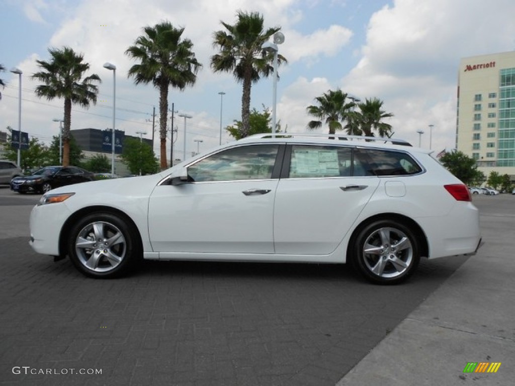 Bellanova White Pearl 2012 Acura TSX Sport Wagon Exterior Photo #65838755