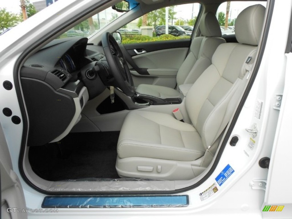 Taupe Interior 2012 Acura TSX Sport Wagon Photo #65838818