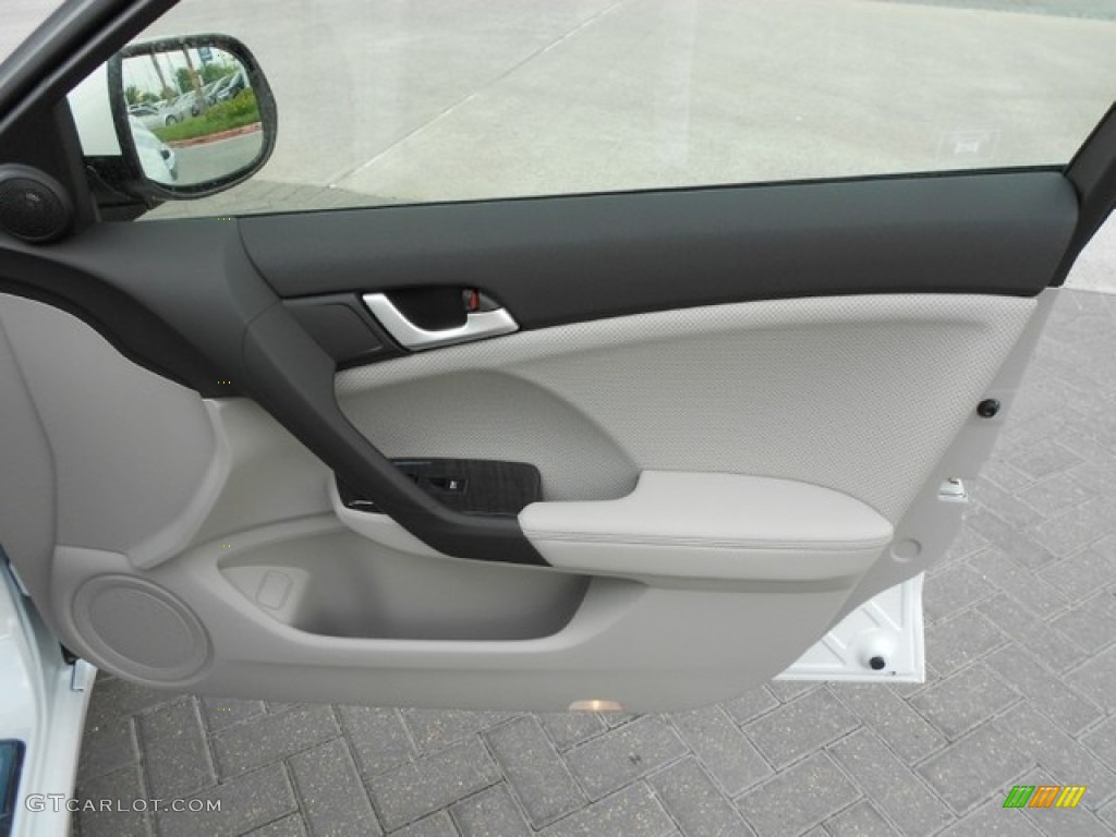 2012 Acura TSX Sport Wagon Taupe Door Panel Photo #65838827