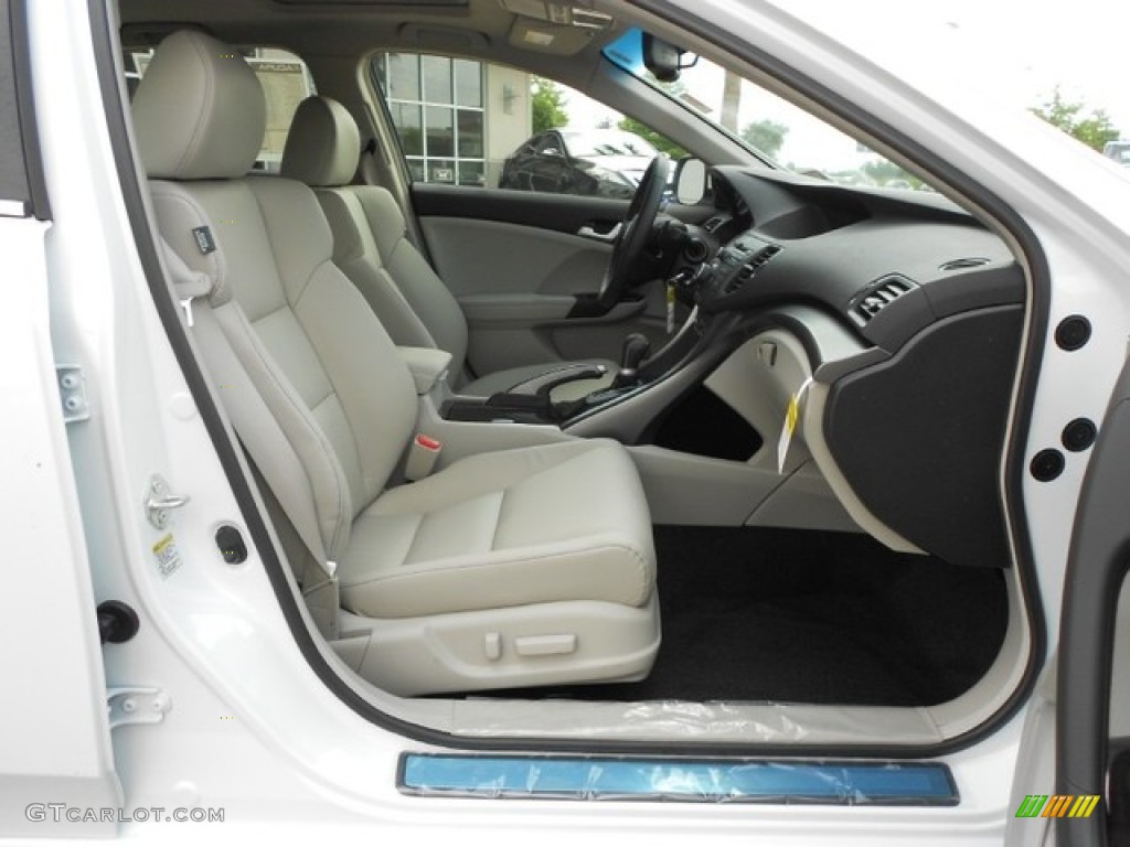 Taupe Interior 2012 Acura TSX Sport Wagon Photo #65838839