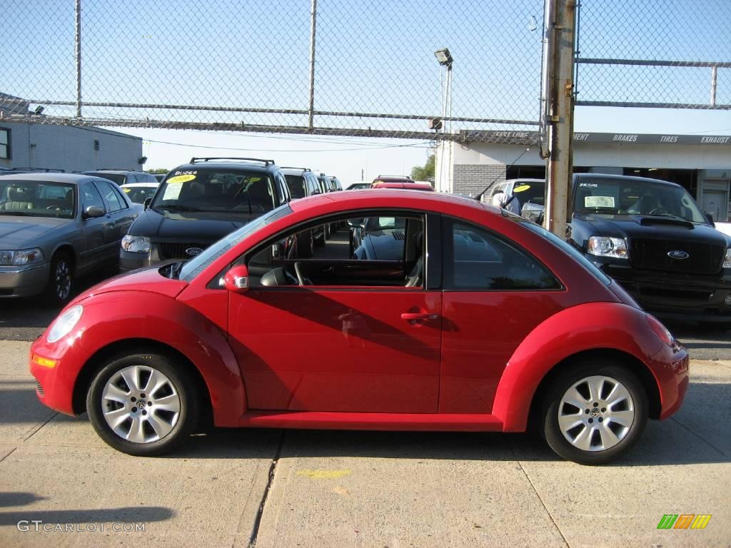 2008 New Beetle S Coupe - Salsa Red / Black photo #2