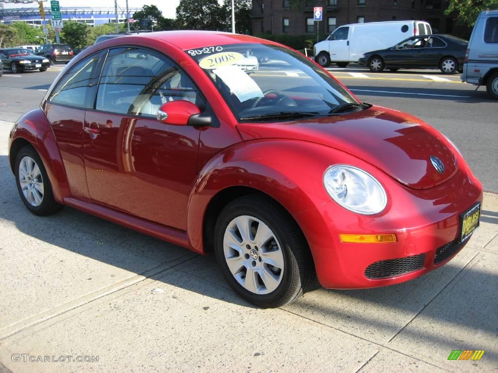 2008 New Beetle S Coupe - Salsa Red / Black photo #6