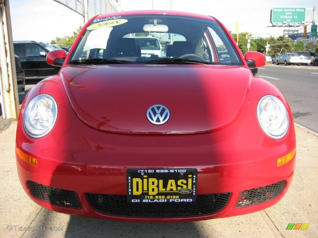 2008 New Beetle S Coupe - Salsa Red / Black photo #7