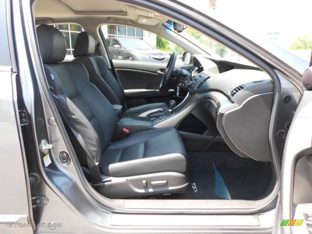 2010 TSX Sedan - Polished Metal Metallic / Ebony photo #16