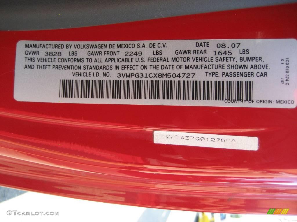 2008 New Beetle S Coupe - Salsa Red / Black photo #24