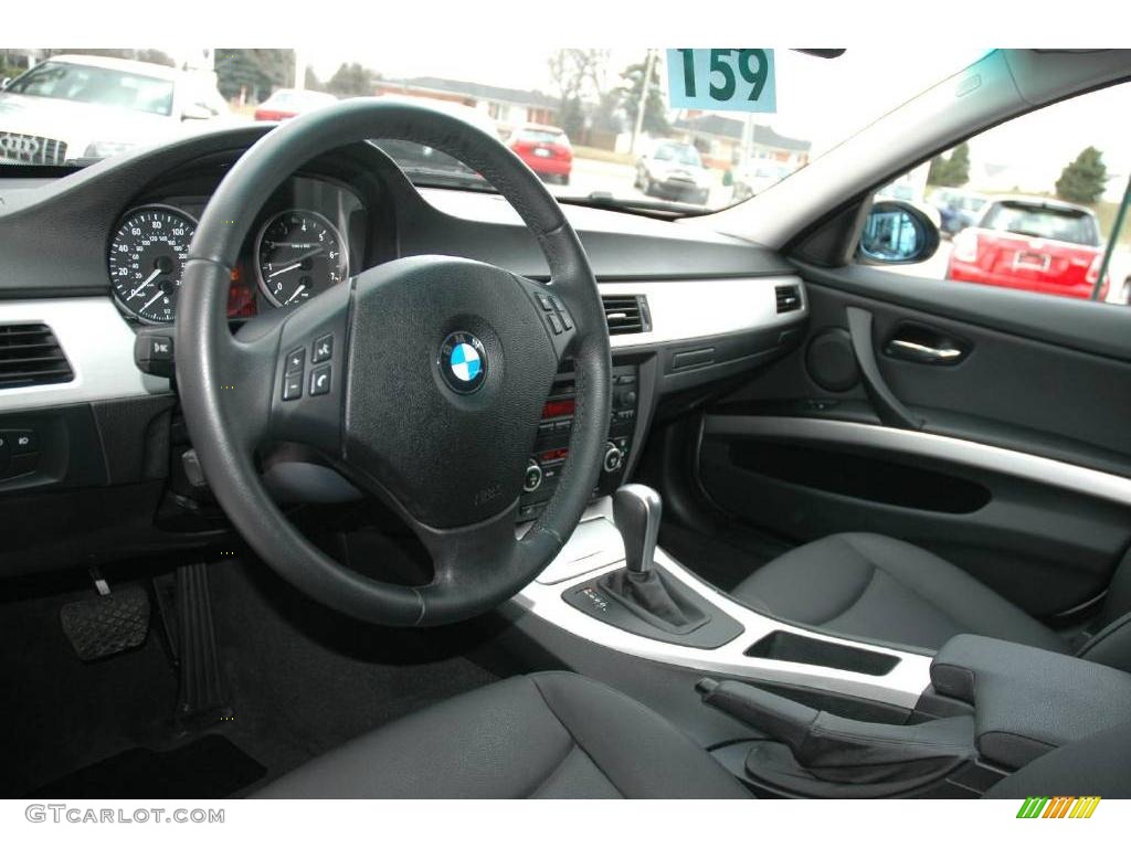 2007 3 Series 328xi Sedan - Titanium Silver Metallic / Black photo #12