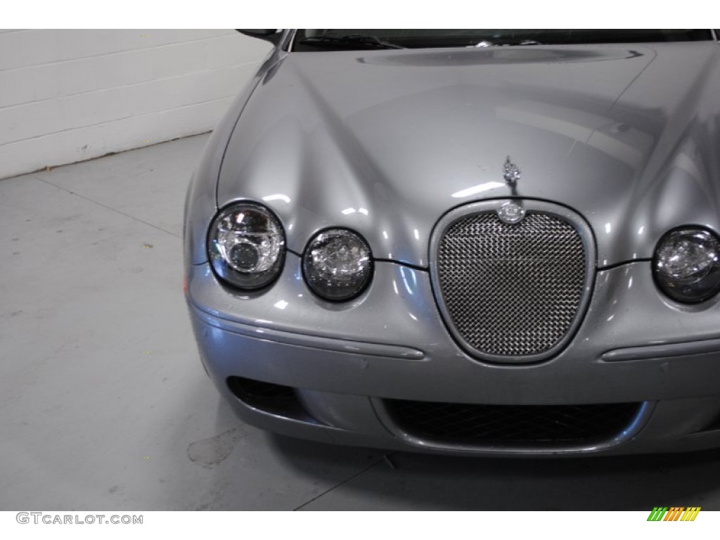 2007 S-Type R Sport - Liquid Silver Metallic / Dove/Charcoal photo #3