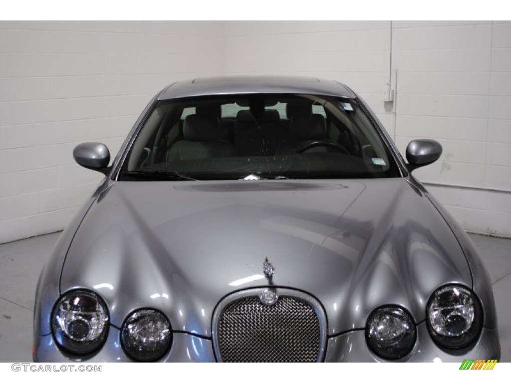 2007 S-Type R Sport - Liquid Silver Metallic / Dove/Charcoal photo #5