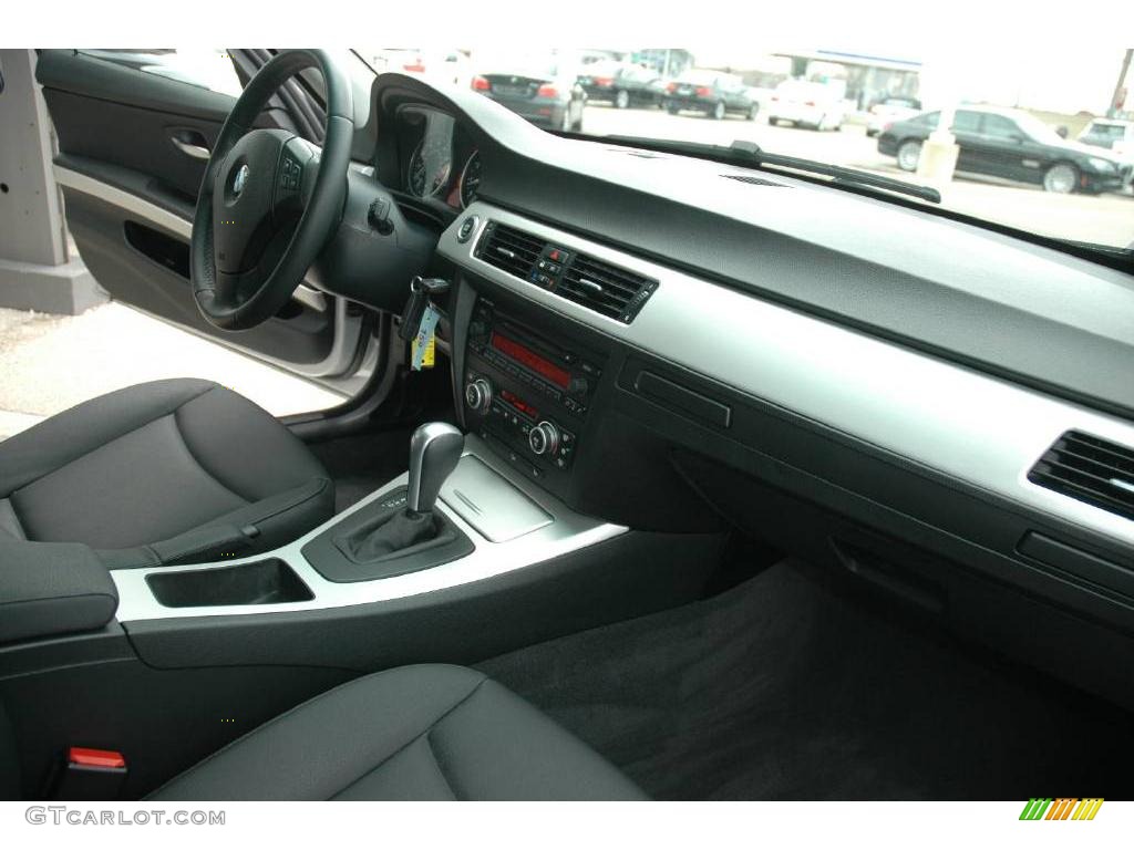 2007 3 Series 328xi Sedan - Titanium Silver Metallic / Black photo #17