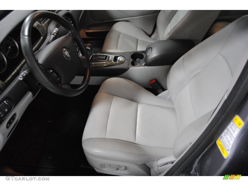2007 S-Type R Sport - Liquid Silver Metallic / Dove/Charcoal photo #12