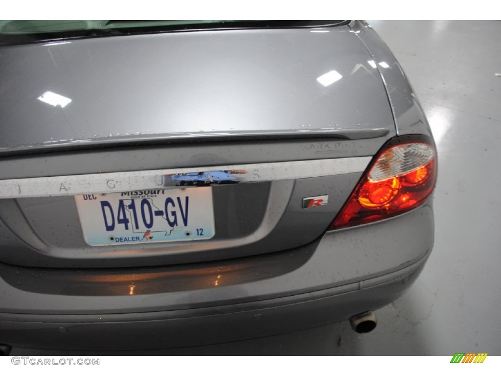 2007 S-Type R Sport - Liquid Silver Metallic / Dove/Charcoal photo #27