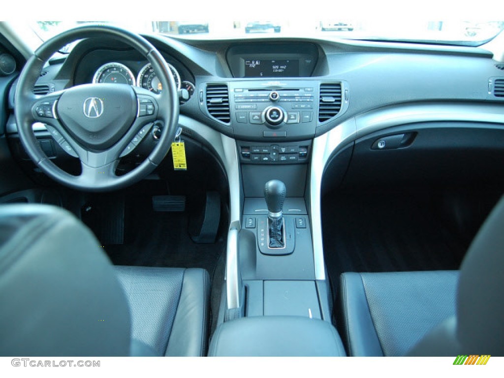 2009 TSX Sedan - Glacier Blue Metallic / Ebony photo #4