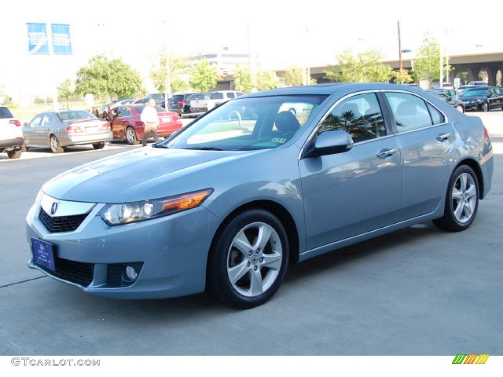 2009 TSX Sedan - Glacier Blue Metallic / Ebony photo #9