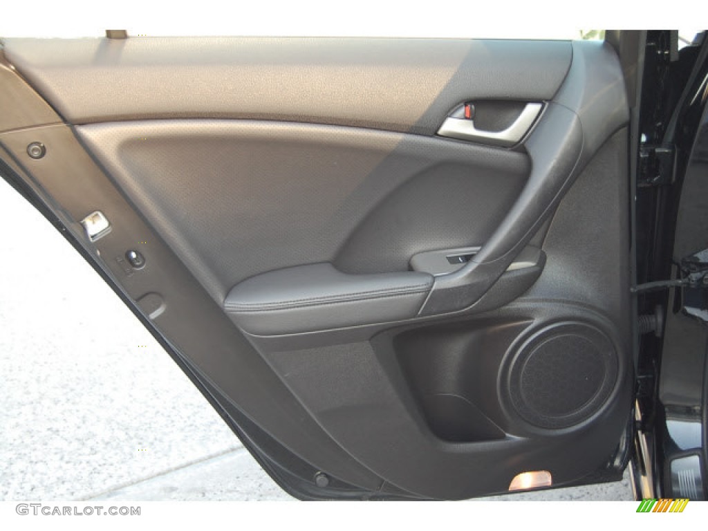 2009 TSX Sedan - Crystal Black Pearl / Ebony photo #15