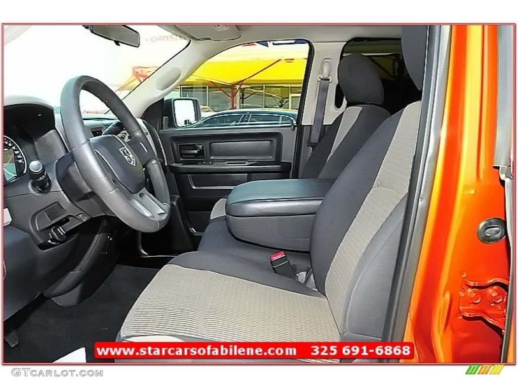 2010 Ram 1500 SLT Quad Cab - Mango Tango Pearl / Dark Slate/Medium Graystone photo #14