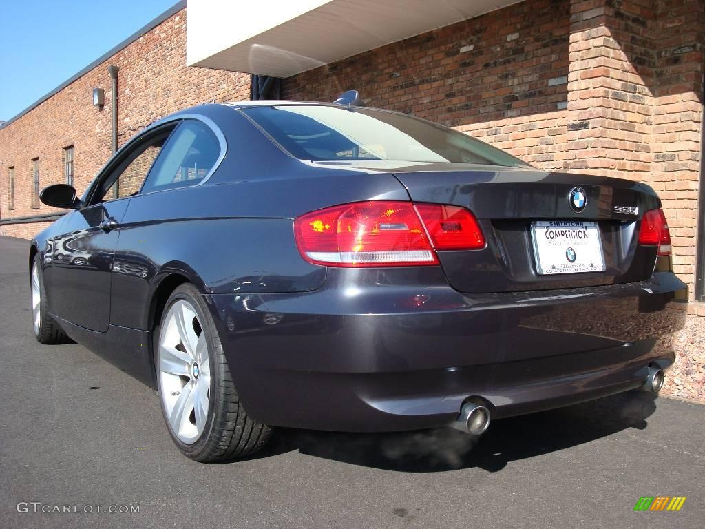 2008 3 Series 335i Coupe - Sparkling Graphite Metallic / Gray photo #4