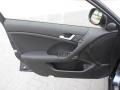 Ebony 2012 Acura TSX Technology Sport Wagon Door Panel