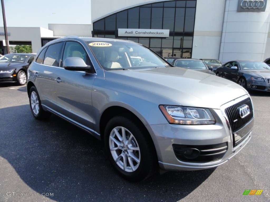 2009 Q5 3.2 Premium quattro - Quartz Gray Metallic / Light Gray photo #5