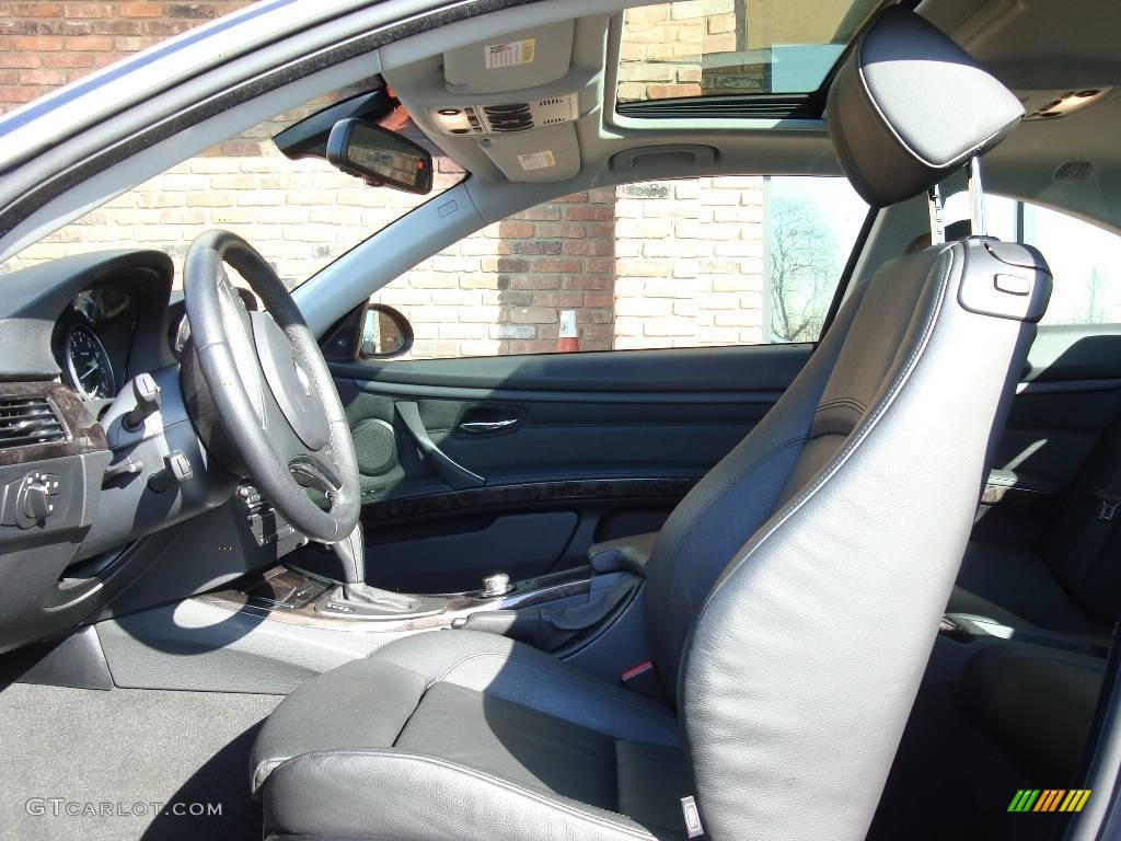 2008 3 Series 335i Coupe - Sparkling Graphite Metallic / Gray photo #10