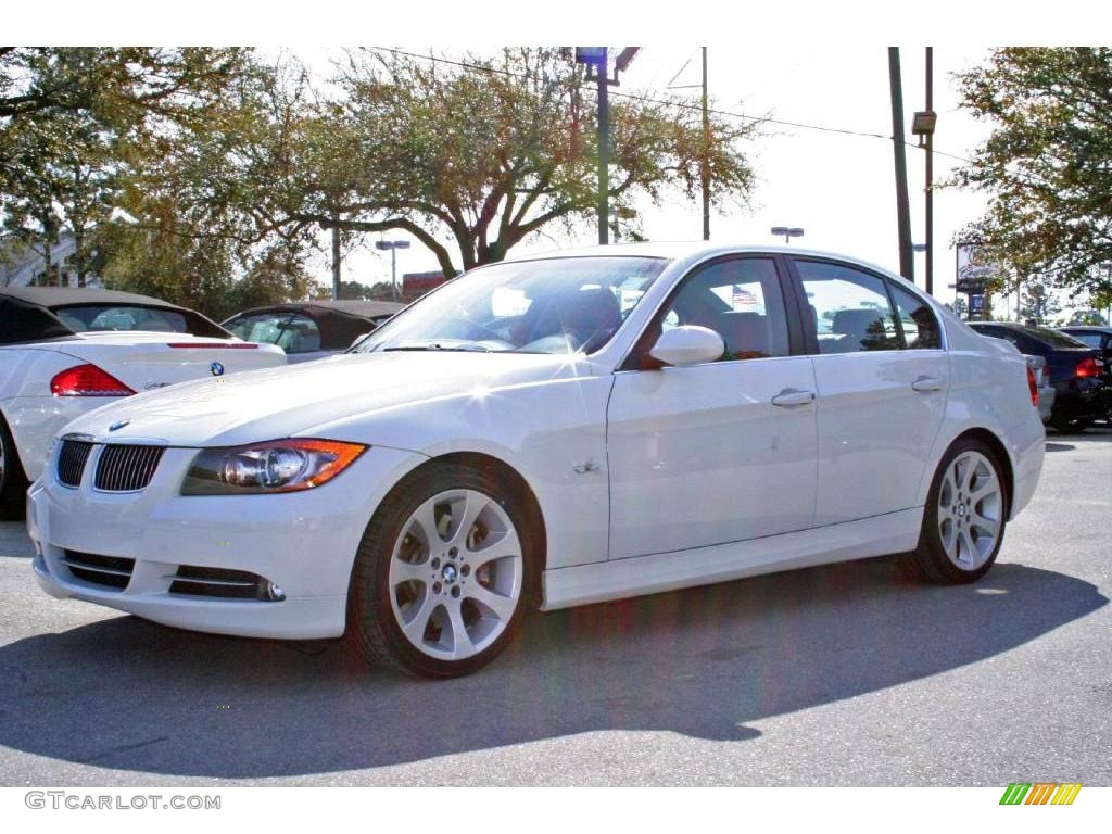 2008 3 Series 335i Sedan - Alpine White / Terra Dakota Leather photo #3
