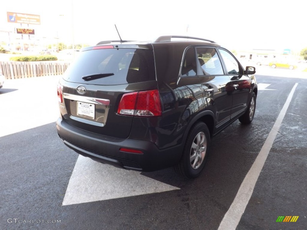 2013 Sorento LX V6 - Tuscan Olive / Black photo #5