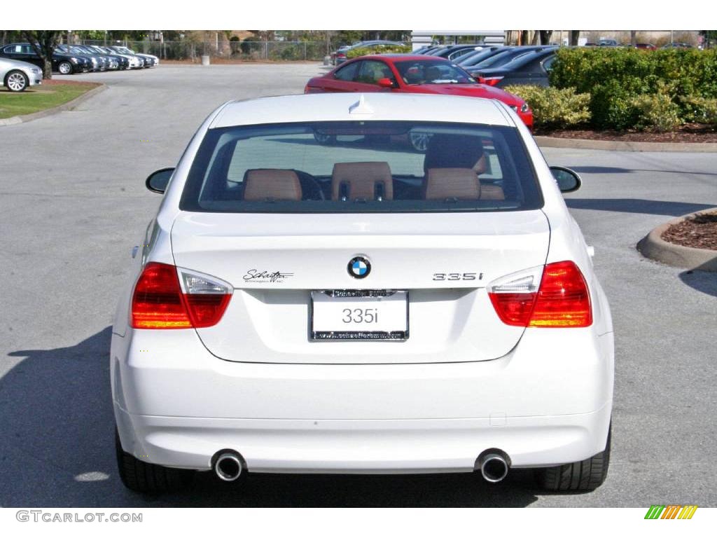 2008 3 Series 335i Sedan - Alpine White / Terra Dakota Leather photo #6