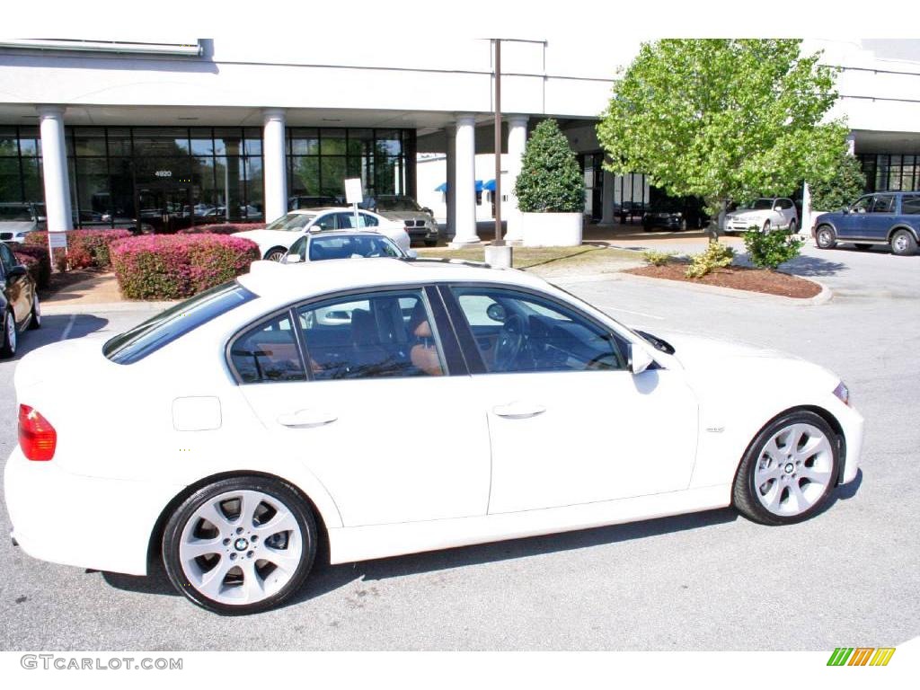 2008 3 Series 335i Sedan - Alpine White / Terra Dakota Leather photo #8