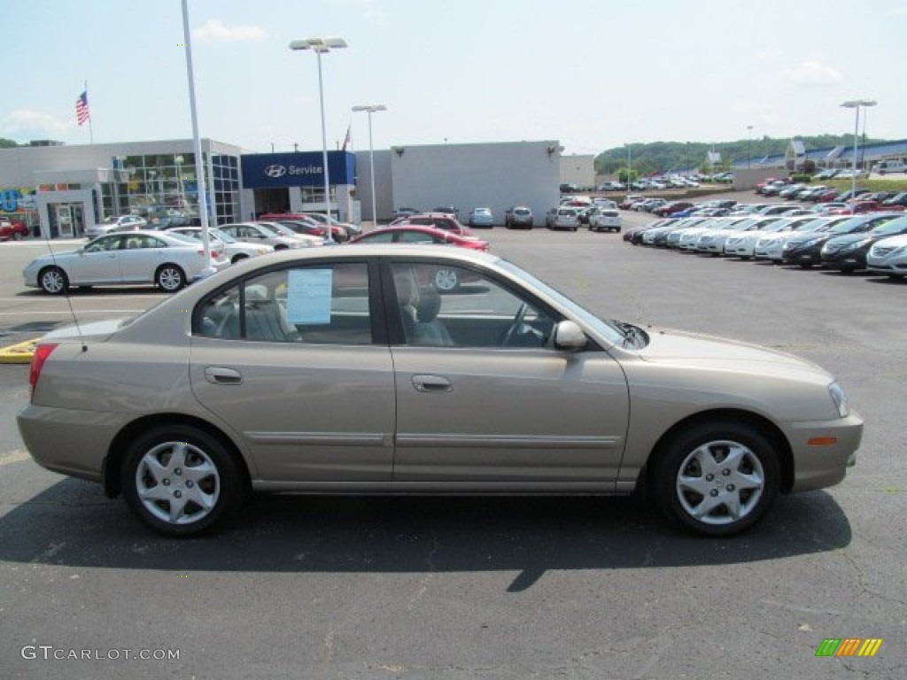 2006 Elantra GLS Sedan - Champagne Beige / Beige photo #2